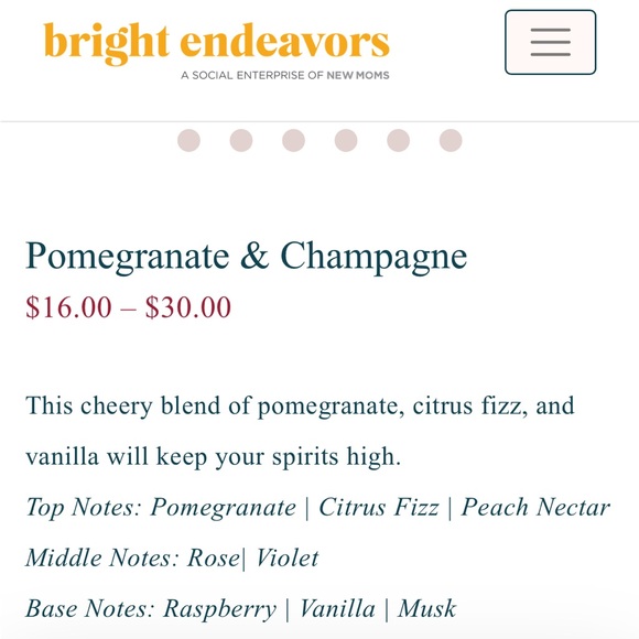 4oz.  pomegranate and champagne scented candle made by young moms in Chicago!!! - Picture 5 of 11